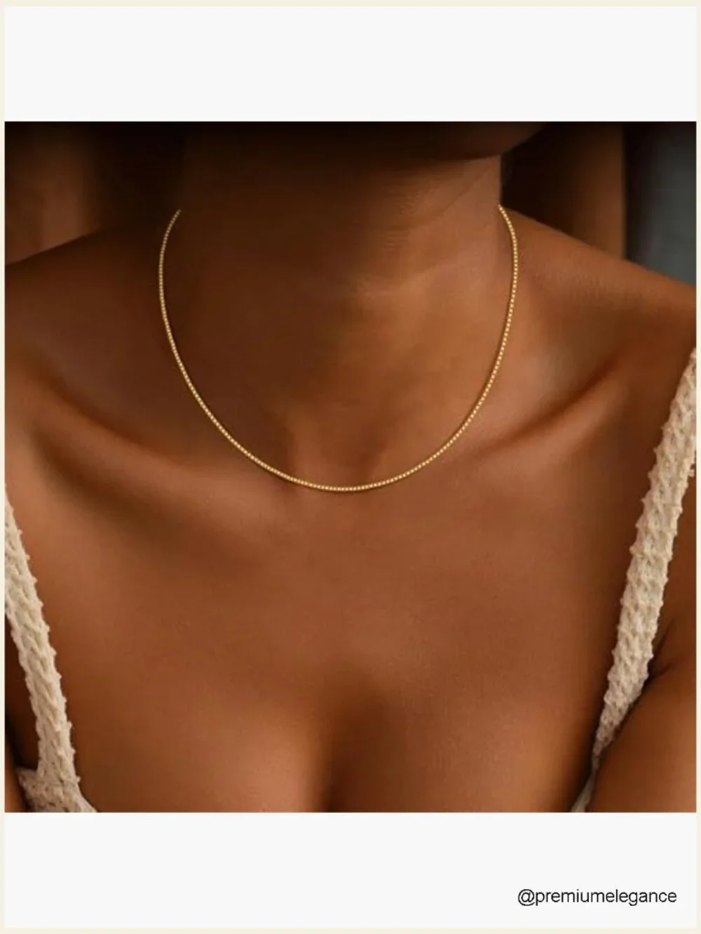 18K Gold Plated 925 Sterling Silver 1.2mm Box Chain Necklace Lobster Claw